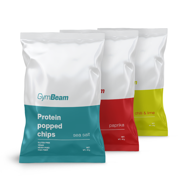 Proteínové čipsy - GymBeam, paprika, 40g