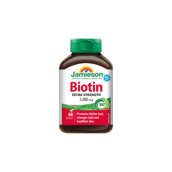 Jamieson Biotín 5000 mcg 60 kapsúl