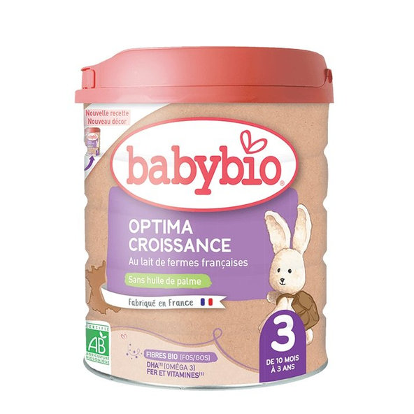 BABYBIO OPTIMA 3 Croissance dojčenské bio mlieko (800 g)