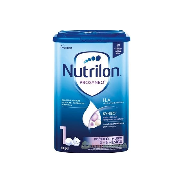 Nutrilon 1 PROSYNEO H.A. - Hydrolyzed Advance, (0-6 m), 800g