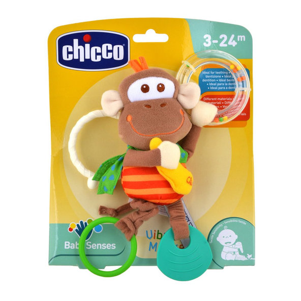 CHICCO Vibrujúca opica 3m+