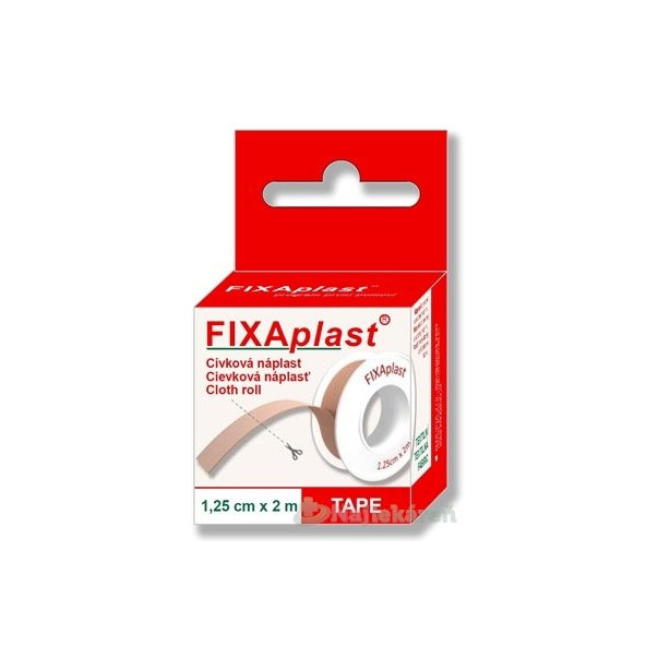 FIXAplast Cievková náplasť textilná (1,25cmx2m) 1ks