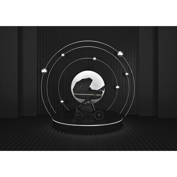 TUTIS Kočík kombinovaný UNO3+ 2v1 Black special edition