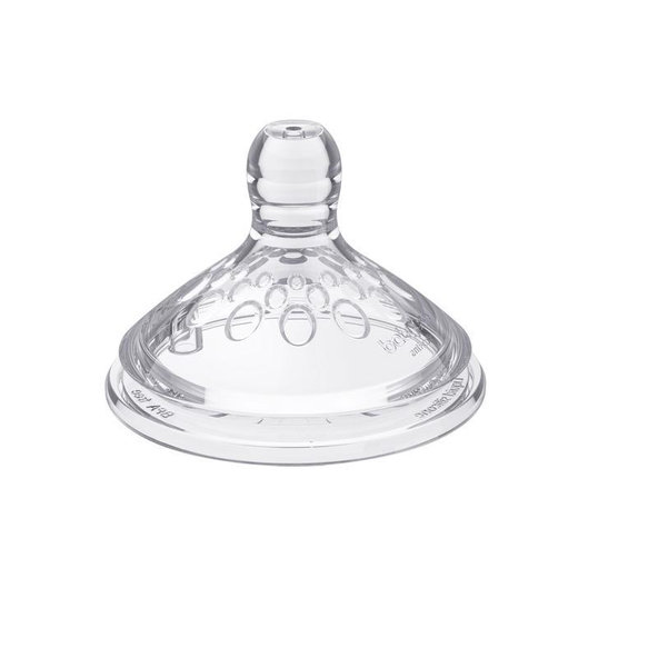 BABYONO Cumlík antikolikový pomalý prietok M Natural Nursing 2 ks 3 m+