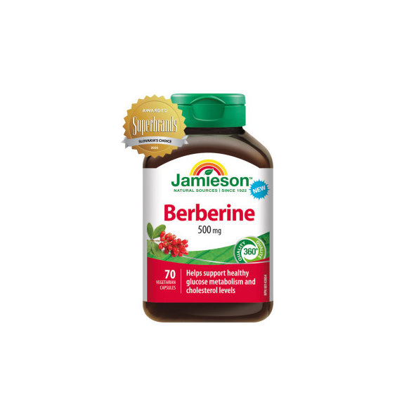 Jamieson Berberín 500 mg 70 kapsúl