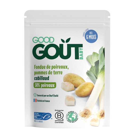 GOOD GOUT BIO Pór so zemiakmi a treskou 190 g