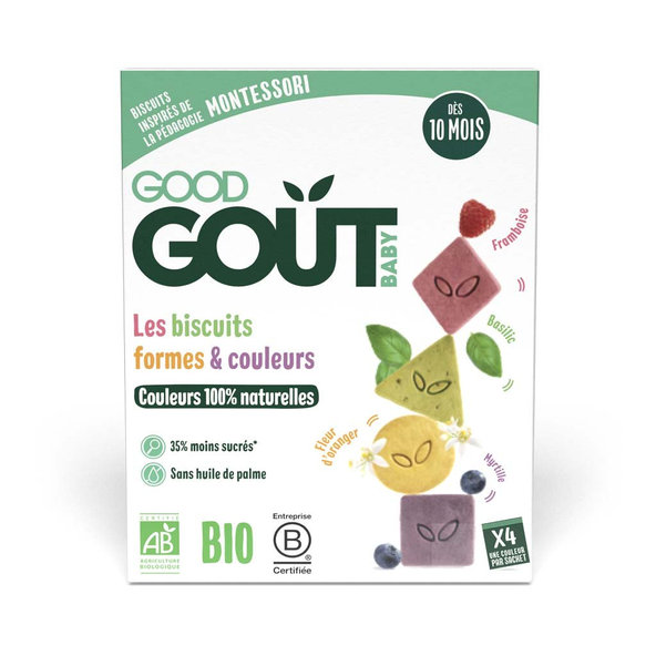 GOOD GOUT BIO Sušienky farby & tvary 80g