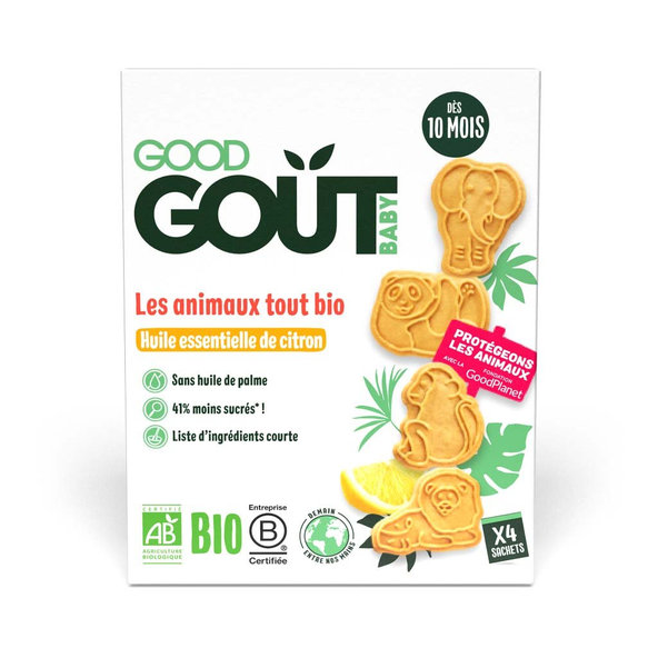GOOD GOUT BIO Zvieratká citrónové 80g