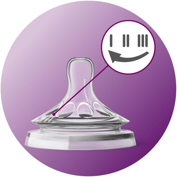 Philips AVENT Cumlík Natural variabil 3m+ 2 ks