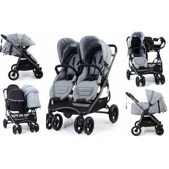 VALCO BABY Kočík kombinovaný Snap Ultra Duo Tailor Made Grey Marle