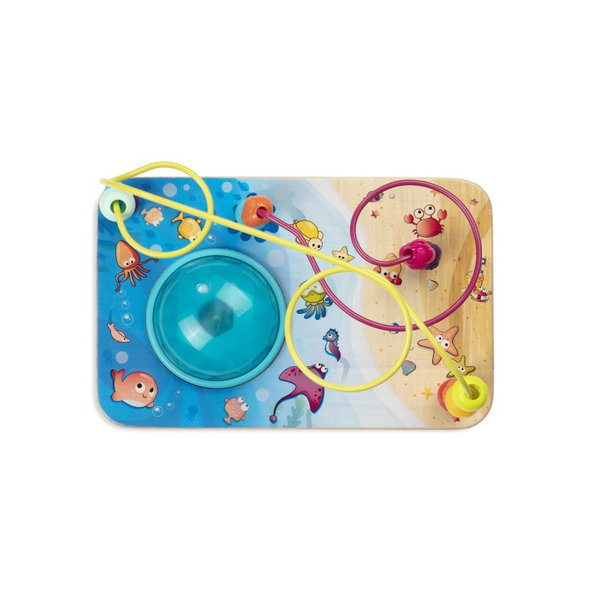 B.TOYS Labyrint s korálkami a svetielkami s hudbou