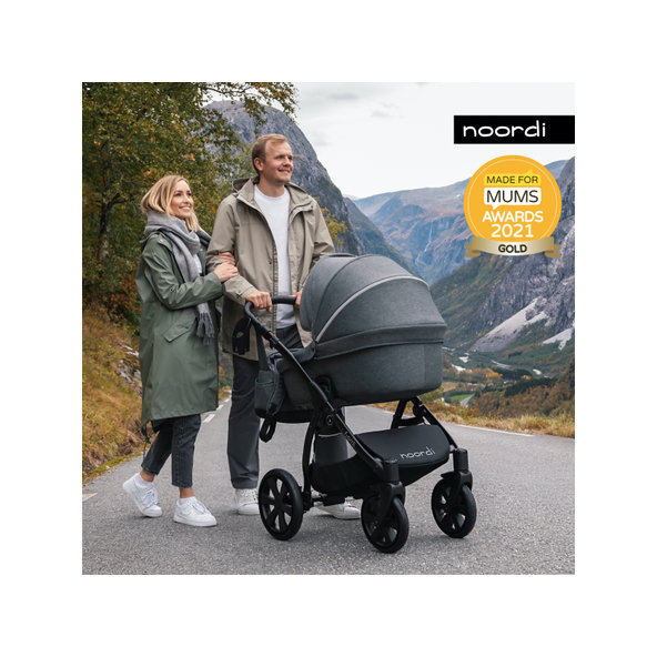 NOORDI Kočík kombinovaný Fjordi 2022 2v1 Black