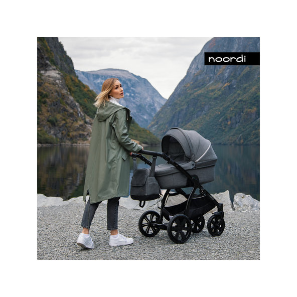 NOORDI Kočík kombinovaný Fjordi 2022 2v1 Black