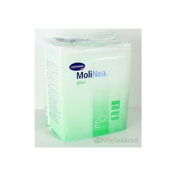 MOLINEA PLUS WINGS podložky absorpčné so záložkami (180x90cm) 20ks