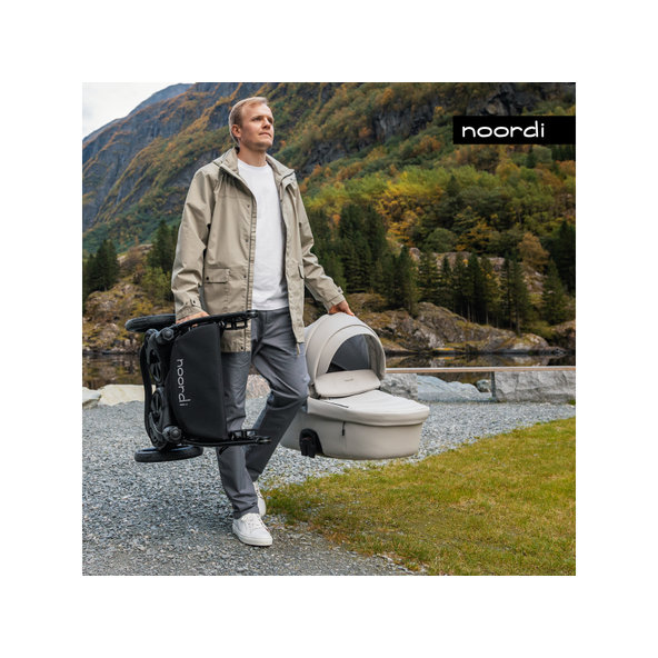 NOORDI Kočík kombinovaný Fjordi 2022 2v1 Grey