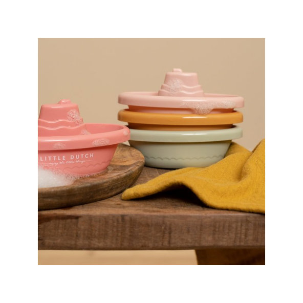 LITTLE DUTCH Loďky do vody Pink
