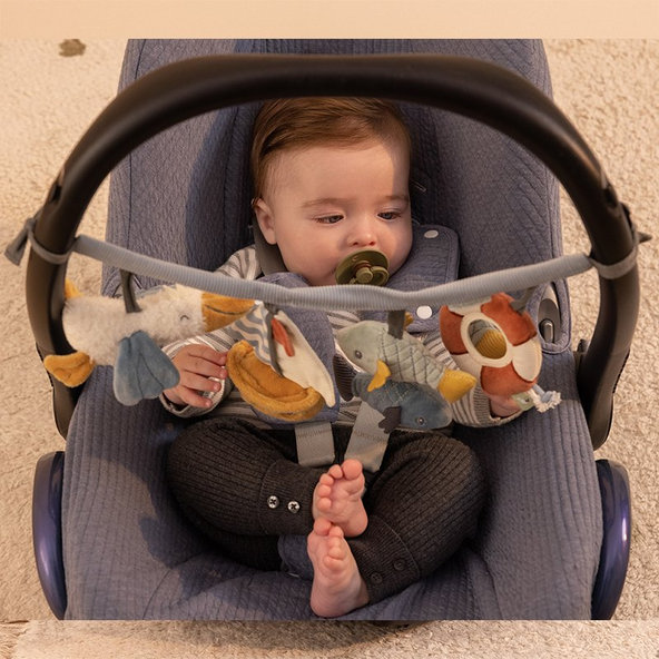 LITTLE DUTCH Reťaz na autosedačku Námornícky záliv