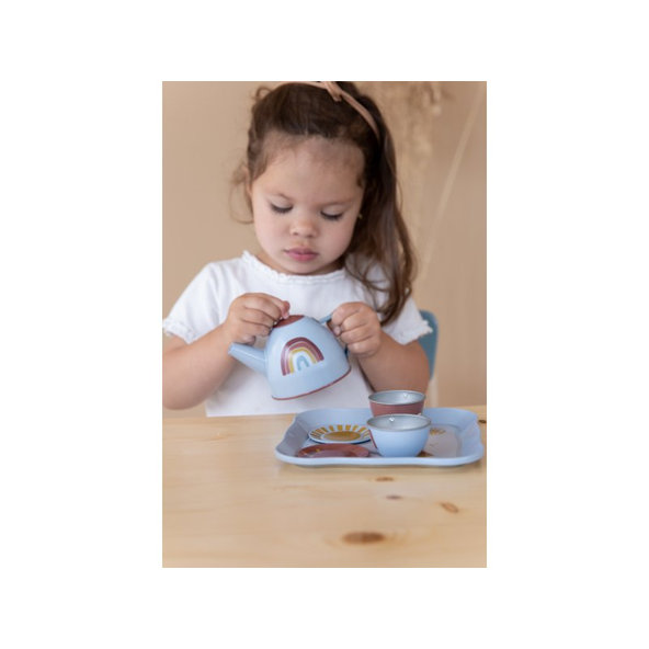 LITTLE DUTCH Set čajový v kufríku Pure & Nature