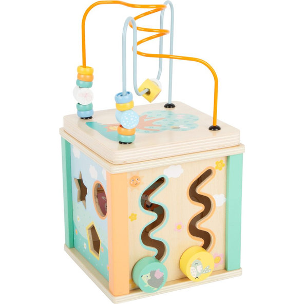 SMALL FOOT Kocka motorická v pastelových farbách