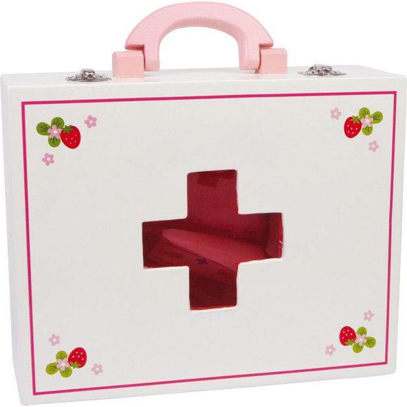 SMALL FOOT Kufrík detský drevený doktorandský Isabel