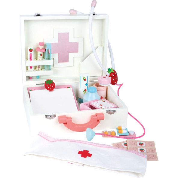 SMALL FOOT Kufrík detský drevený doktorandský Isabel