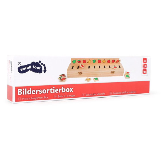 SMALL FOOT Vkladačka drevená motorické triedenie