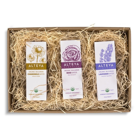 Darčeková sada bio kvetinové vody Alteya