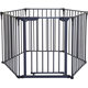 DREAMBABY Ohrádka bezpečnostná 3v1 šedá