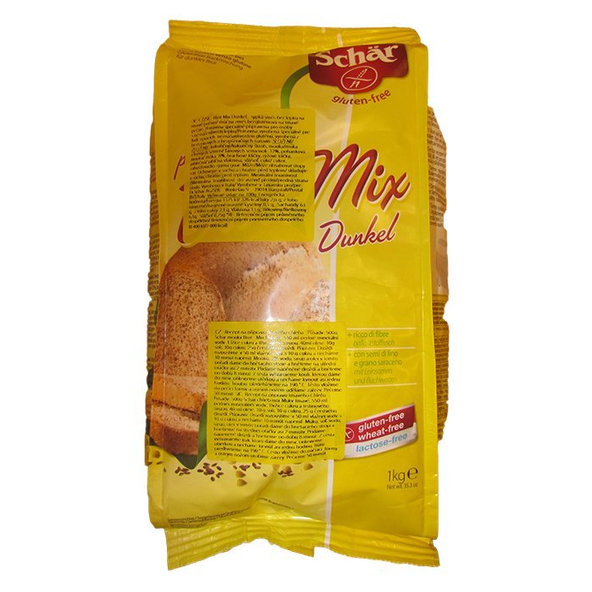 Schär MIX Dunkel, bezgluténová múčna zmes na tmavé pečivo, 1000g