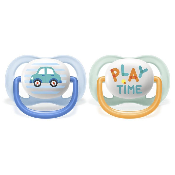 Philips AVENT Cumlík Ultra air play 0-6m chlapec 2 ks