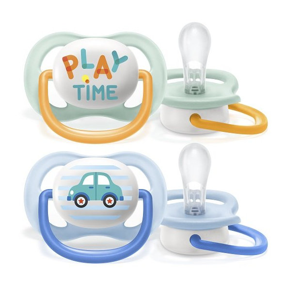 Philips AVENT Cumlík Ultra air play 0-6m chlapec 2 ks