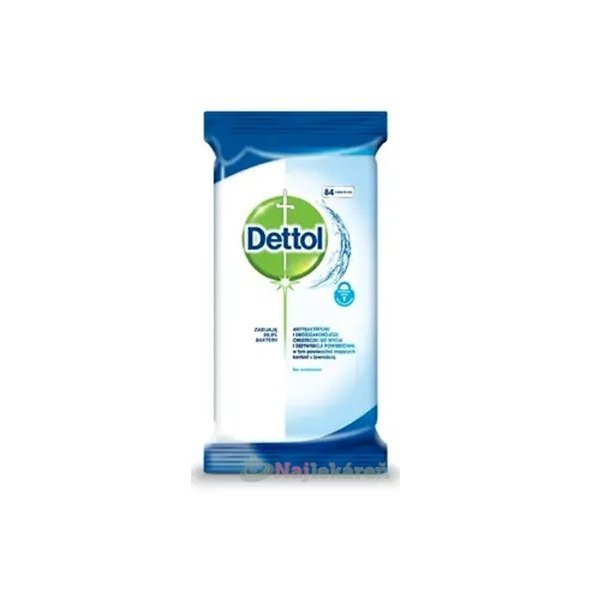 Dettol antibakteriálne obrúsky na povrchy, 1x84 ks