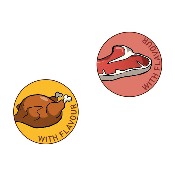 Hračka pre psa s príchuťou "Barbecue" 12ks