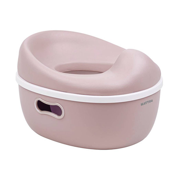 NATTOU Nočník učiaci 3v1 Potty Dusty pink