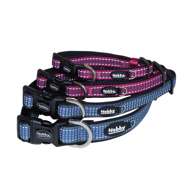 Reflexný obojok pre psy "Kalea" M-L modrá