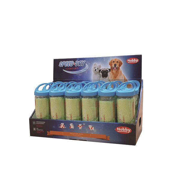 Extra savý vlhký uterák pre psy "Speed Dry Comfort" citrónová 1ks