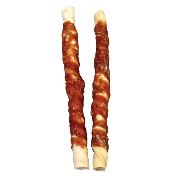 BBQ Pochúťka pre psy z byvolej kože a kačacím mäsom pre stredné a veľké plemená psov 253g