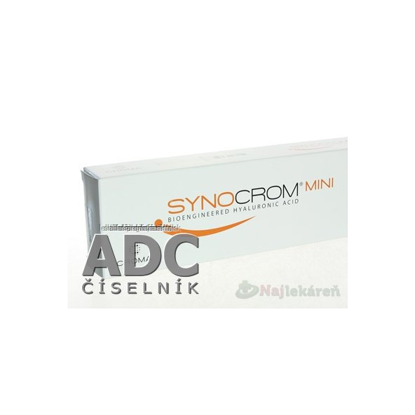 SYNOCROM MINI 1% hyaluronát sodný, 1 ml