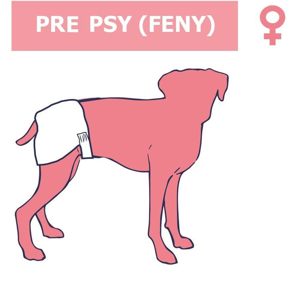 Hygienické jednorazové plienky pre sučky M-L 12ks