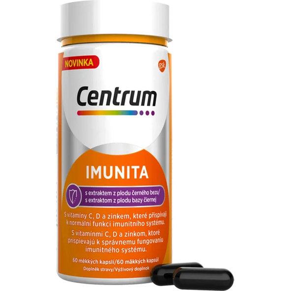 Centrum imunita s extraktom z bazy čiernej, 60 cps