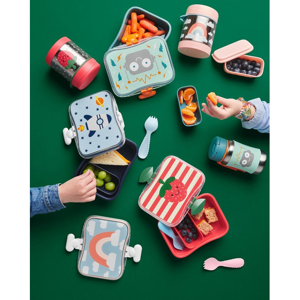 SKIP HOP Spark Style Krabička na desiatu 700 ml Dúha 3+