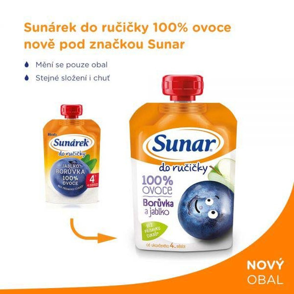 12x SUNAR Do ručičky Borůvka 100 g