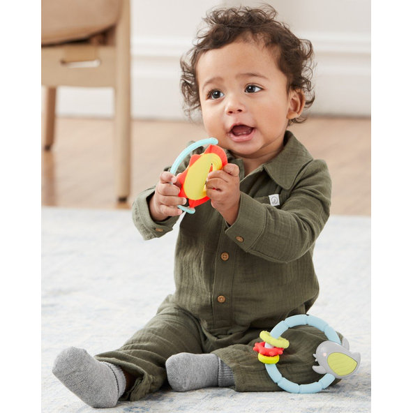 SKIP HOP Hryzačka Silver Lining Slnko 3m+