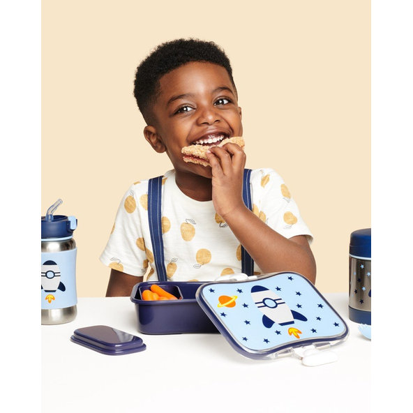 SKIP HOP Spark Style Krabička na desiatu 700 ml Raketa 3+