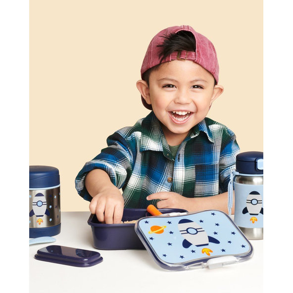 SKIP HOP Spark Style Krabička na desiatu 700 ml Raketa 3+