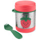 SKIP HOP Spark Style Termoska na jedlo s lyžičko/vidličkou Jahoda 325 ml, 12 m+