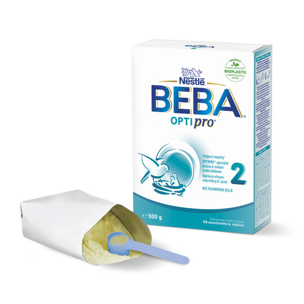 BEBA OPTIPRO 2 mliečna výživa (od ukonč. 6m) 500g