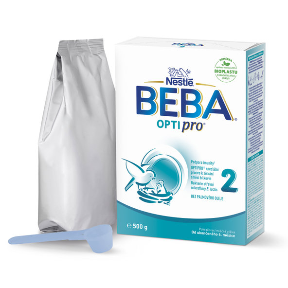 BEBA OPTIPRO 2 mliečna výživa (od ukonč. 6m) 500g
