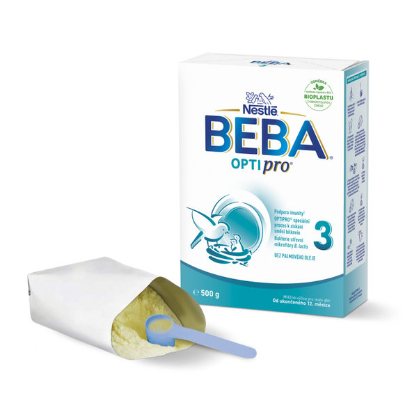 BEBA OPTIPRO 3 mliečna výživa (od ukonč. 12m), 500g