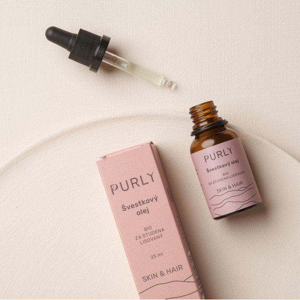 Slivkový olej, pleťový Purly 25 ml